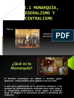 Monarquia y Federalismo