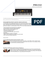 PSR-E363: Digital Keyboards