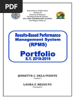 Editable RPMS PORTFOLIO | PDF | Educational Assessment | Lesson Plan