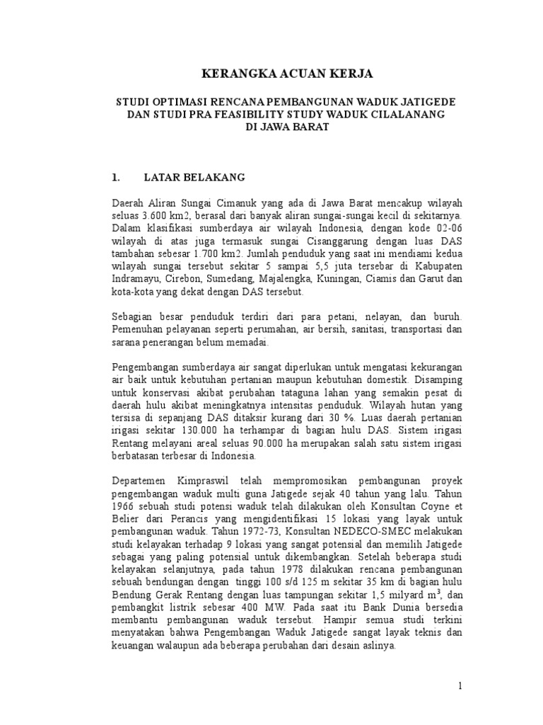Kerangka Acuan Kerja