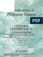 Classification of Philippine Dances