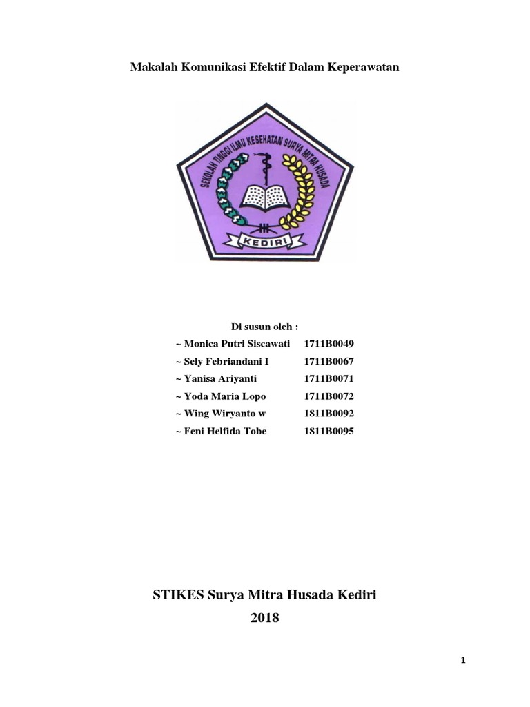 Makalah Komunikasi Efektif Kelompok 2 Docx