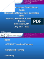 AS9100C Sanctioned Training