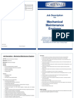 Mechanical Engineer CV PDF