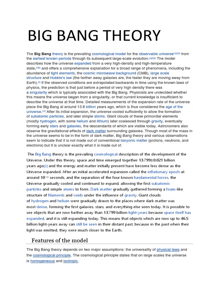 Big Bang Theory Notes Pdf Download