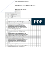 State Trait Anxiety Inventory INDONESIA | PDF
