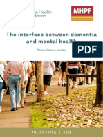 The interface between dementia and mental health: An evidence review