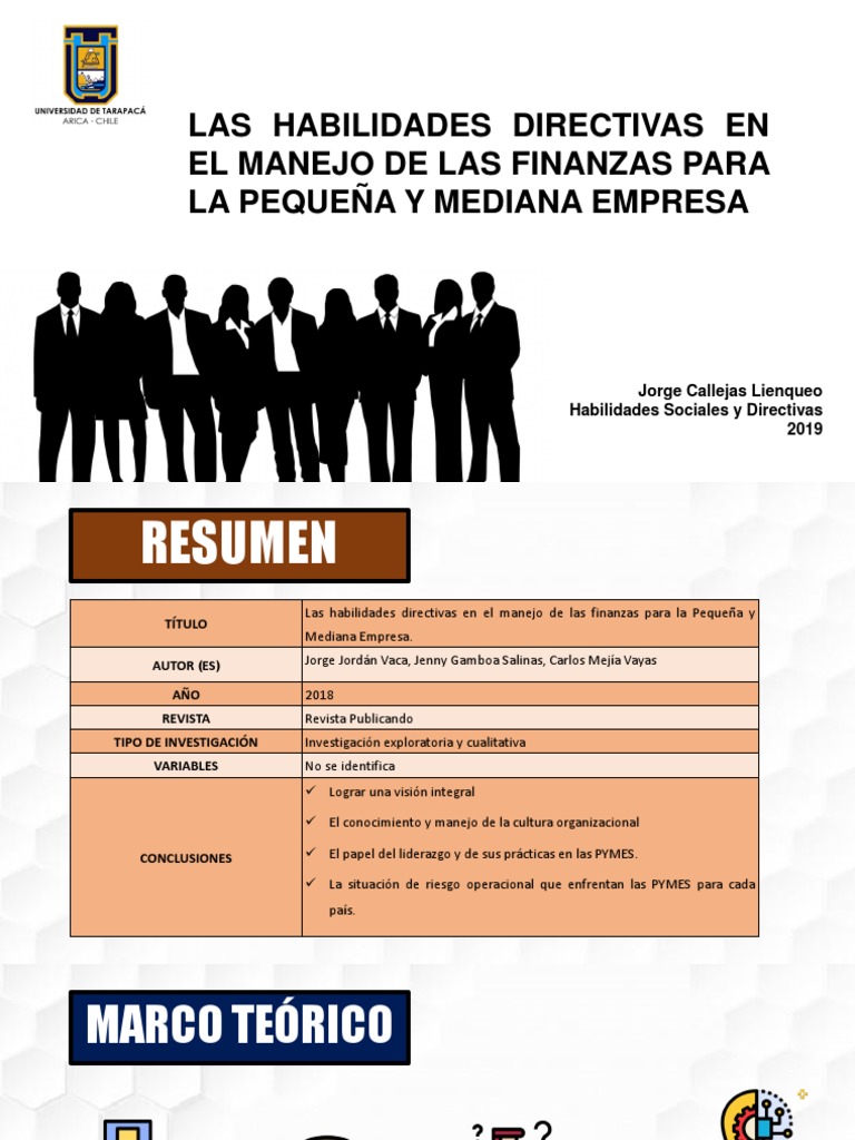 Habilidades Financieras en PYMES | PDF | Pequeñas y medianas empresas ...
