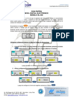 Guia Rapida Nivel Digital Electrónico Modelo Dl-503: Soporte Técnico