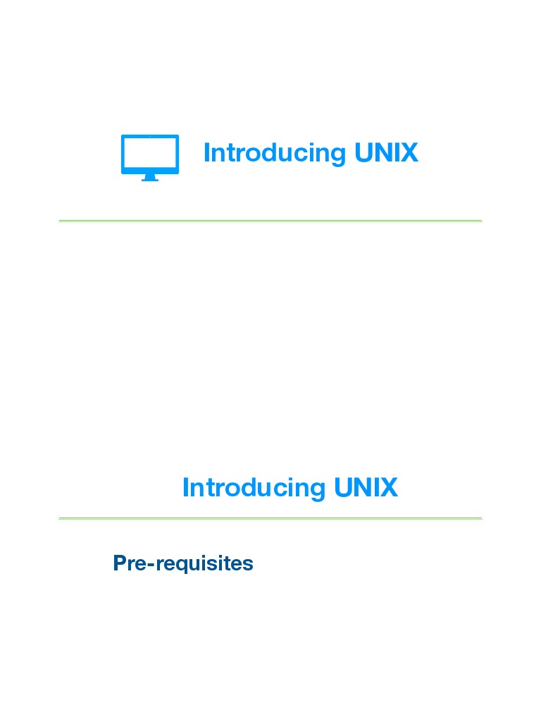 Introduction To Unix Pdf Reader
