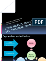 Cinco Modelos Explicativos Del Trastorno Depresivo PDF