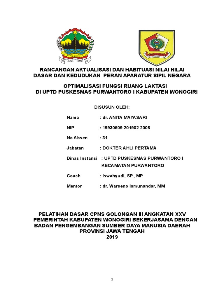 Optimalisasi Ruang Laktasi Puskesmas | PDF