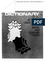 Dictionary of Terms Used in The Hides, Skins, and Leather Trade