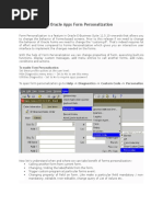 Oracle Apps Form Personalization