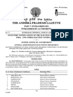 The Andhra Pradesh Gazette: Published by Authority