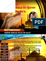PPT, Adab Membaca AlQuran Dan Berdoa Pert.3