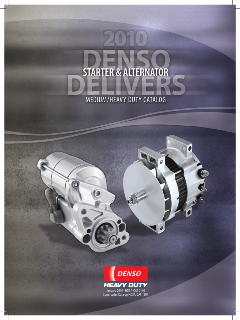 Denso 2010 HD Starter and Alternator Catalog PDF | Download Free PDF ...