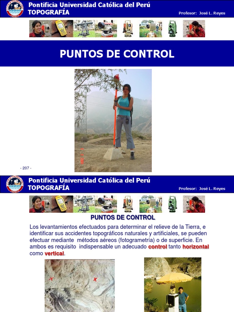 Control Vertical y Horizontal PDF | PDF | Topografía | Triángulo