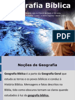 Aula de Geografia Bíblica