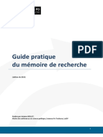 Guide Du Memoire de Recherche