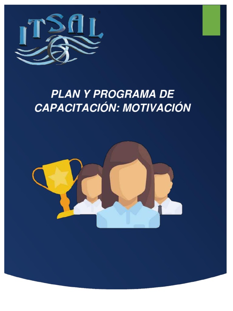 Tema 4 Plan y Programa de Capacitacion | PDF | Motivación | Motivacional