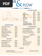 ebb&flow menu