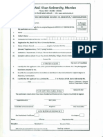 Degree Form