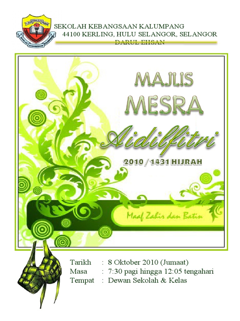 Buku Program Majlis Raya | PDF