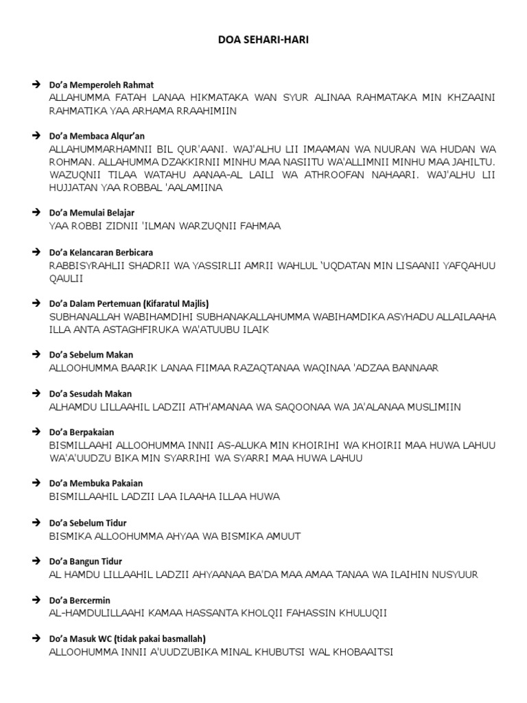 Doa | PDF