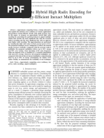 Approximate Hybrid High Radix Encoding For Energy-Efficient Inexact Multipliers