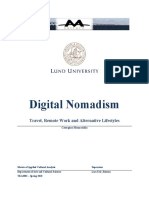 Digital Nomadism: Travel, Remote Work and Alternative Lifestyles