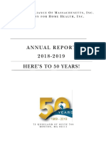 2019 Home Care Alliance and Foundation for Home Health Annual Report