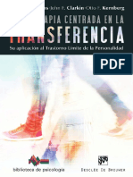 Psicoterapia Centrada en La Transferencia