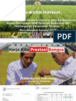 Arahan Menteri Pertanian - Musrembangtan 2019