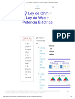 ? Ley de Ohm ◁ Ley de Watt ▷ Potencia Eléctrica — MecatrónicaLATAM