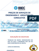 Preço Dos Serviços de Engenharia MBA IBEC