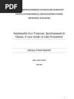 Download Sustainable Eco-Tourism Development in Ghana A Case Study of Lake Bosumtwi by Augustine Ganiyu Adams SN41821721 doc pdf