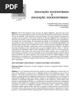 educação egocentrada e educaçãosociocentrada