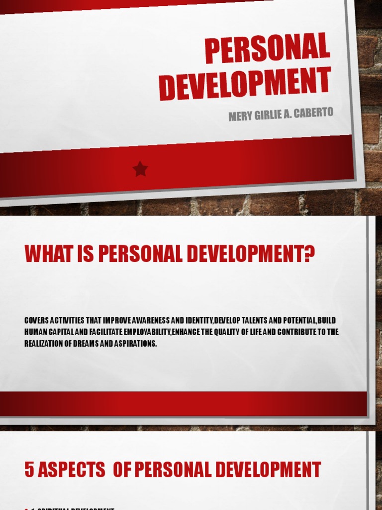 Personal Development | PDF | Career & Growth | Self-Improvement