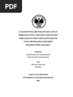 Download Analisa Pengaruh Ratio by Mas Gino SN41823025 doc pdf