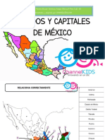 Estado y Capitales de Mexico PDF