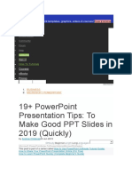 19+ Powerpoint Presentation Tips: To Make Good PPT Slides in 2019 (Quickly)