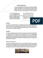 Dominios magnéticos: alineamiento de átomos crea magnetismo