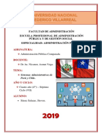 Sistemas Administrativos Perú - Chile