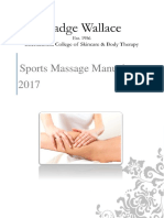 Sport Massage New Manual 2017 PDF