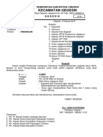 Surat Undangan Lokakarya Camat