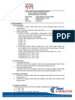 Soal Ujian Tengah Semester Genap Stmik Amikom Purwokerto TAHUN AKADEMIK 2015/2016