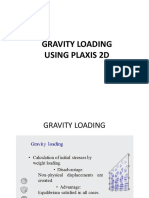 Gravity Loading Using Plaxis 2D