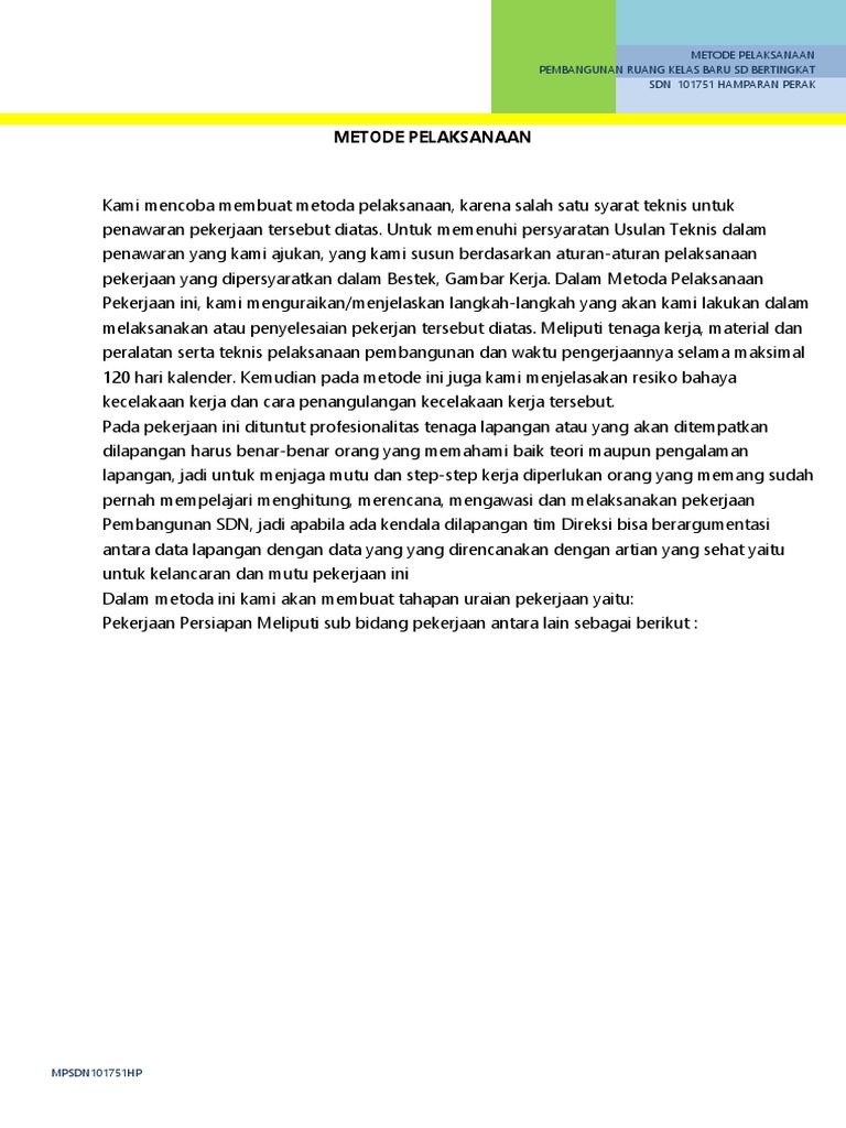 Metode Pelaksanaan RKB Bertingkat | PDF