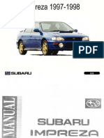 Manual de Servicio Subaru Impreza 1997-98